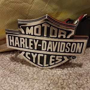 Harley Davidson Black Studded Leather Belt